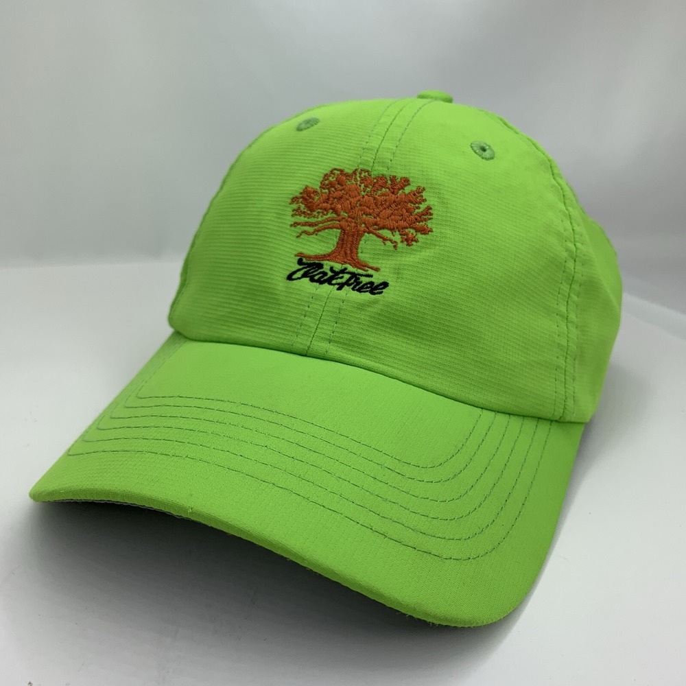 Oak Tree Country Club Hat Junior Fit Bright Green Imperial Oklahoma Golf Cap